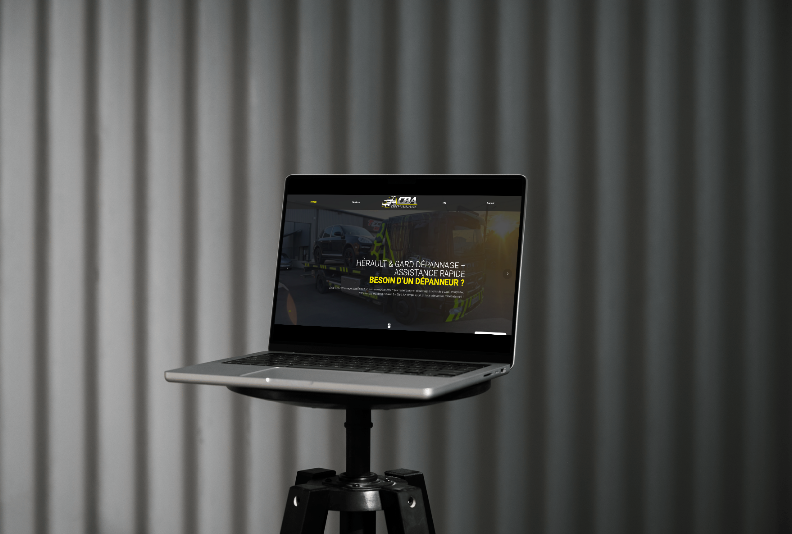 Création de site internet pour une entreprise de dépannage situé près de Nîmes - Agence comdesamis Création de site internet pour une entreprise de dépannage situé près de Nîmes - Agence comdesamis